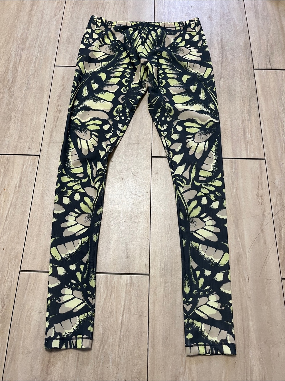 Rare Iconic ALEXANDER McQUEEN BUTTERFLY LEGGINGS Metamorphosis Burning man